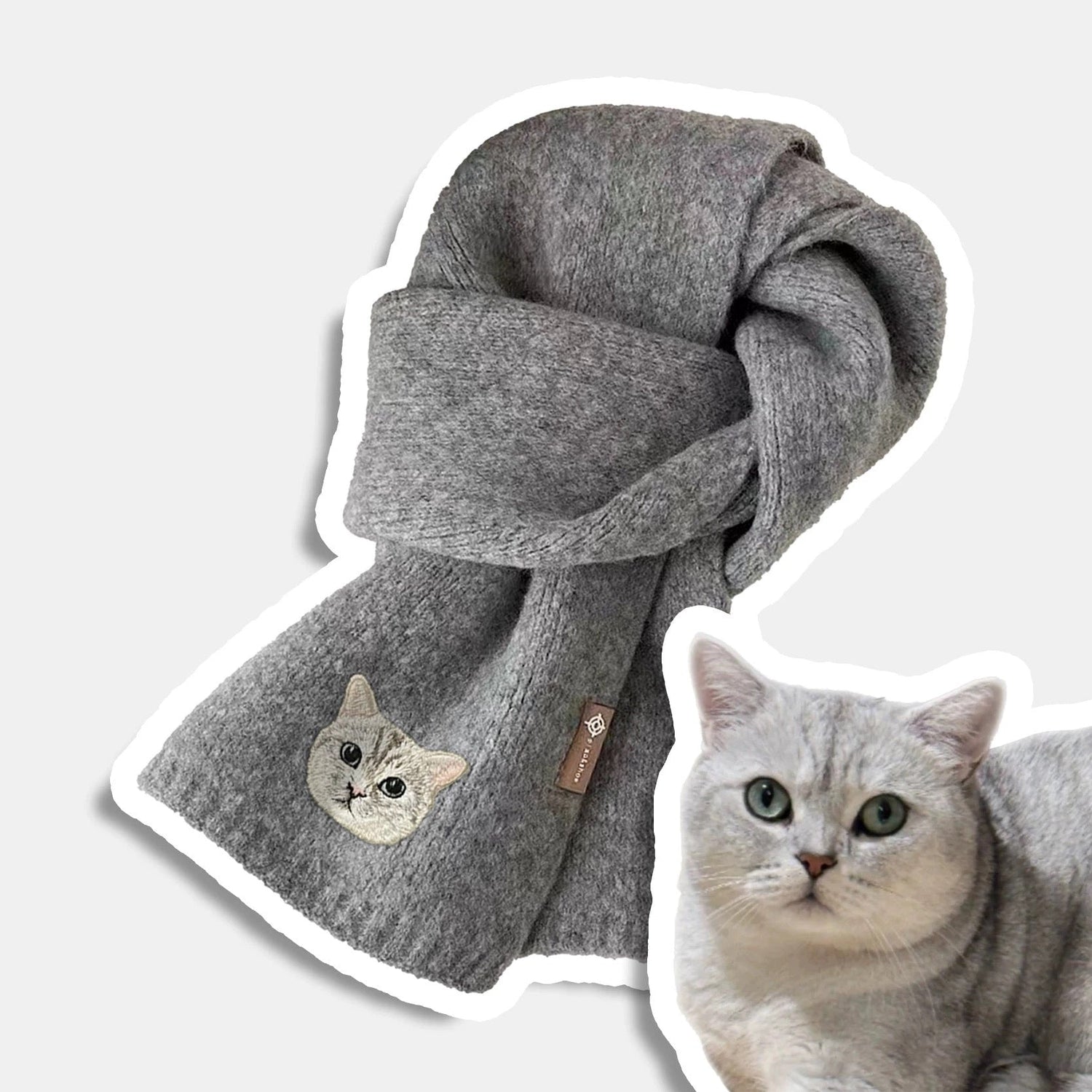 100% Cashmere Pet Fashion Scarf