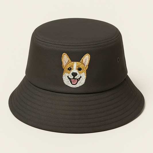 Bucket Cap With Customized Pet Logo