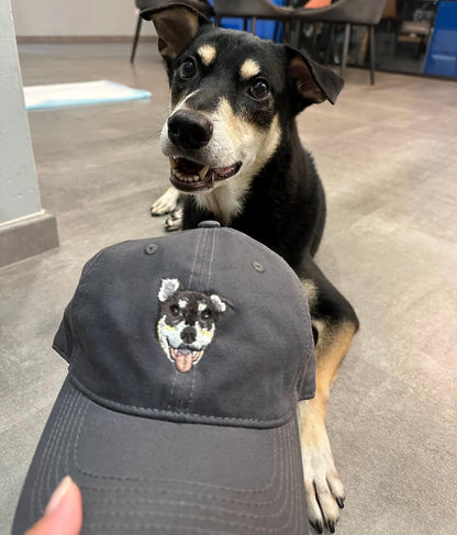 Baseball Cap With Customized Pet Logo