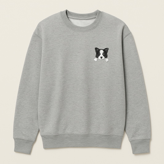 Velvet-Lined Long Sleeve Shirt With Customize Pet Logo